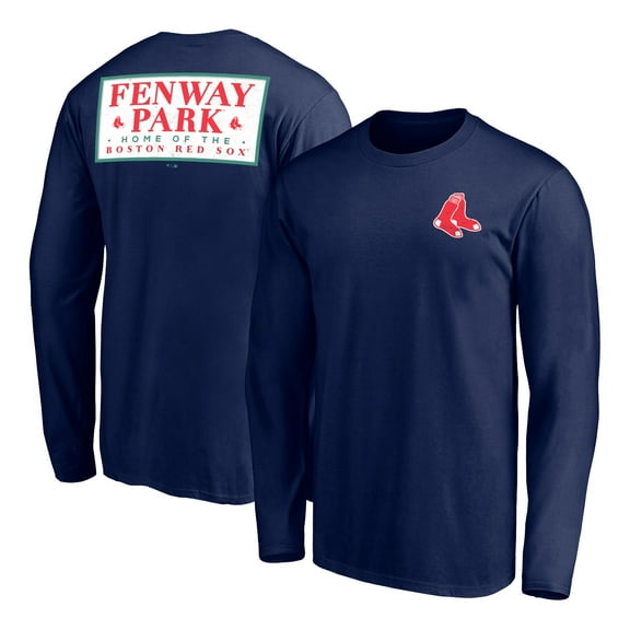 Men's Navy Boston Red Sox Team Hometown Collection Fenway Faithful Long Sleeve T-Shirt