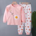 thumbnail image 2 of yboeqw Infant Baby Girl Fall Clothes Set Fall Winter Long Sleeve Sweatshirt Pant Outfit Toddler Winter Clothes 6 12 18 Months 2T 3T 4T,Size 18-24 Months, 2 of 4