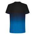 thumbnail image 4 of Styesk T-Shirts pour Homme Hommes Imprimé Col Rond Décontracté Mode Manches Courtes Chemisiers Col Rond Chemises, 4 of 4