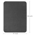 thumbnail image 4 of ANMINY Office Chair Mat for Hardwood Floor 47" x 63" Desk Chair Mat Non-Slip Home Office Protector in Living Room Study Office,, Dark Gray, 4 of 5