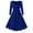 Blue, variant on Up to 65 off!Lolmot Cocktail Dress for Womens Vintage Long Sleeve Bandage Dress 1950s Tea Party Dresses Halloween Fit Flare Heart Neck Cross Strap Aline Midi Dress