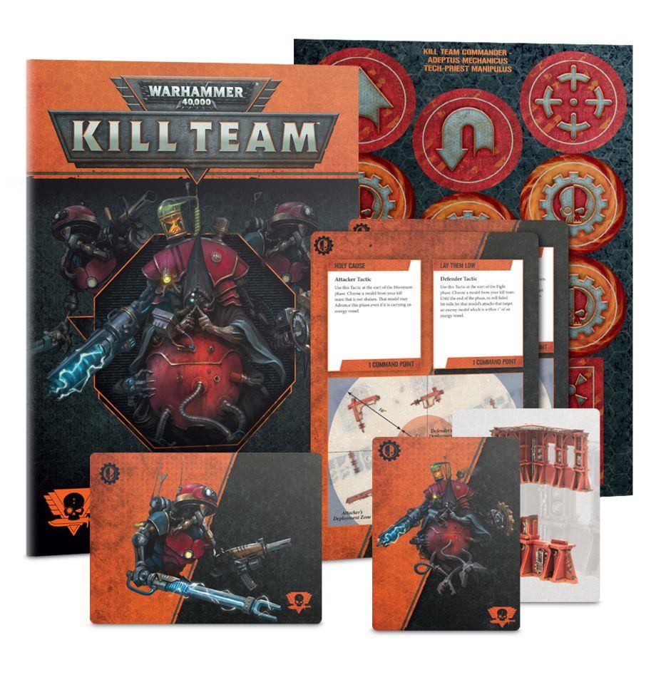 Ad mech Cards Tactics Tokens Warhammer 40k Kill Team theta-7 acquisitus whms