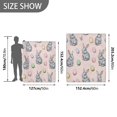 thumbnail image 4 of 60x80 inch Crystal Fleece & Arctic Fleece Blanket Soft Bed Throws for Home or Camping Grey Bunnies, 4 of 7