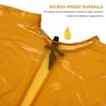 thumbnail image 3 of WRITWAA Splash-proof Overalls PVC Yellow Simple Design for Workwear 1Set, 3 of 6