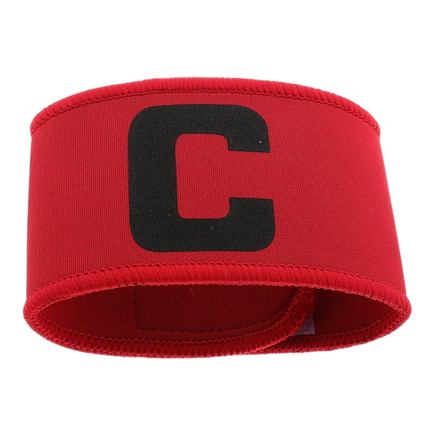 KAKOWELY Brazalete de capitán de neopreno ajustable para fútbol y baloncesto, cómodo y práctico para partidos deportivos. Brazalete de fútbol. Bandas de fútbol.