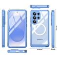 thumbnail image 2 of TECH CIRCLE for Samsung Galaxy S26 Ultra Water-Resistant Magnetic Case Full Body Shockproof Dust/Diry Proof PC+TPU Phone Case with Screen Protector,Blue, 2 of 3