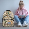 thumbnail image 2 of Garronmavis Camo Mallard Duck Print 17-Inch Large Capacity Elementary Student Backpack, Side Mesh Pockets Adjustable Padded Shoulder Straps, for Daily School Outdoor Travel Daycare Boys Girls, 2 of 8