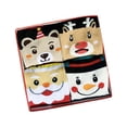 thumbnail image 2 of 4 Pairs Christmas Socks Cute Holiday Socks for Indoor Spring Fancy Christmas Style B, 2 of 8