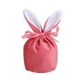 thumbnail image 2 of Jiaroswwei Easter Candy Bag Super Soft Bunny Ears Design Fine Texture Non-Fading Wear Resistant Decorative Cloth Easter Rabbit Candy Storage Bag Gift Pouch Decoration Home Supplies, 2 of 8