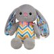 thumbnail image 2 of Peluche de conejo rayado de Pascua, juguete para niña durmiendo en la cama, almohada de tela, muñeco, regalo navideño, huevos de Pascua, almohada, respaldo de sofá, muñeco de peluche de algodón, 2 of 6