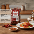 thumbnail image 3 of Alma Gourmet Whole Dried Calabrian Red Hot Chili Peppers - Peperoncino Secco Calabrese, Gluten Free, No Allergens, Imported from Italy, 3.5 Oz (100 G), 3 of 6