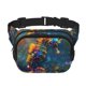 thumbnail image 1 of Disketp Neon Seahorse Underwater Realm Riñonera de Doble Capa, Bolsa de Cintura Ajustable para Viajes, Correr y Senderismo, Riñonera Ligera para Hombre y Mujer, 1 of 9