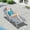 Warm Grey, variant on 3-in-1 Heavy Duty Tanning Chair in  with Adjustable 5-Position Design Portable Outdoor Lounger for Beach Use,White+Green