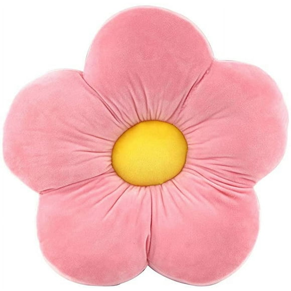 Hot Sale Flower Seat Cushion Cute Flower Shaped Throw Pillow Soft Stuffed Plush Flowers Cushion Best Gift for Children Kids Adult