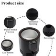 thumbnail image 4 of Portable Warm and Cold Car Cup, Smart 2-in-1 Coffee Heating Cup, Car Hot and Cold Cup y6480, 4 of 6