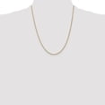 thumbnail image 2 of Diamond2Deal 14K Yellow Gold 1.8 mm Forzantine Cable Chain Necklace for Women 22", 2 of 6