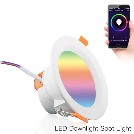 

Christmas Savings Feltree Electronics Accessories WiFi Doodle Smart Home RGB CW Smart Downlight App Timer Voice Dimming Colour Mixing 7W Smart Bulb