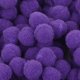 thumbnail image 4 of 500 piezas colores vibrantes pompones pequeños para manualidades suaves 18 mm negro Púrpura Sunnimix Craft Pom Poms, 4 of 8