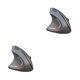 thumbnail image 1 of Cateissary Ratón de ordenador ergonómico inalámbrico Vertical rojo 1600DPI botón óptico 6D Gamer Mause ratón de ordenador portátil Vertical para Gris 2piezas, 1 of 6