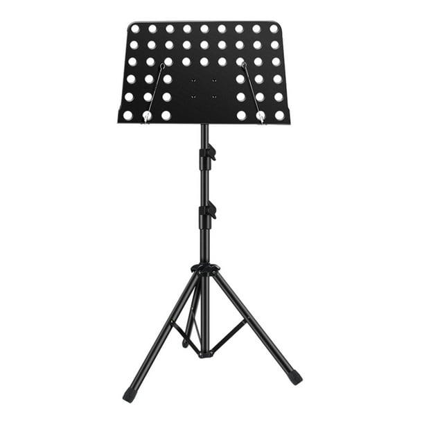 Soporte para partituras, bandeja plegable, soporte para libros de escritorio inclinable, soporte para libros de música para guitarra, ukelele, violín, CUTICAT Atril para partituras