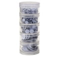 thumbnail image 1 of Empileur de Rangement pour Yeux Wiggle, Formes Noires, Rondes et Ovales, Tailles Assorties, 560 Pcs, 1 of 3