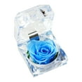 thumbnail image 4 of ELAYARD Preserved Roses Present in Glass Dome Sky-Blue 1Pcs for Birthday Party Elegant Design, 4 of 8