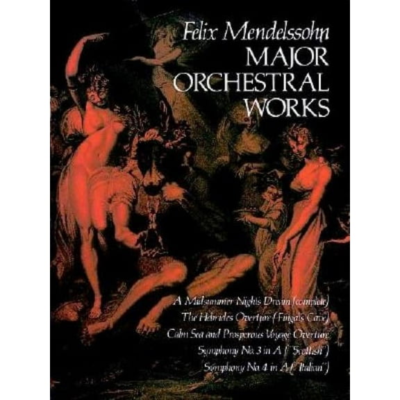 Dover Orchestral Music Scores Major Orchestral Works in Full Score, (Paperback)