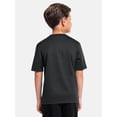 thumbnail image 4 of Athletic Works Boy's Short Sleeve Core Active T-Shirt 2-Pack, Sizes 4-18 & Husky, 4 of 14