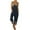 Black, variant on Fesfesfes Jumpsuit for Women Pants Overalls Rompers Printed Buttons Suspender Jumpsuit