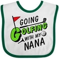 thumbnail image 3 of Inktastic Going Golfing with my Nana- kids golf Boys or Girls Baby Bib, 3 of 4
