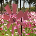 thumbnail image 4 of ABODELINE 26 Inch Wind Spinners with Garden Stake, Rainbow Metal Windmill Decorations, Swivel Outdoor Wind Sculpture, Wind Catcher for Yard Art, Lawn, Garden Decor, Gifts, 4 of 6