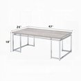 thumbnail image 5 of Living Room's Natural Oak Coffee Table with Chrome Finish 1pc, 5 of 5