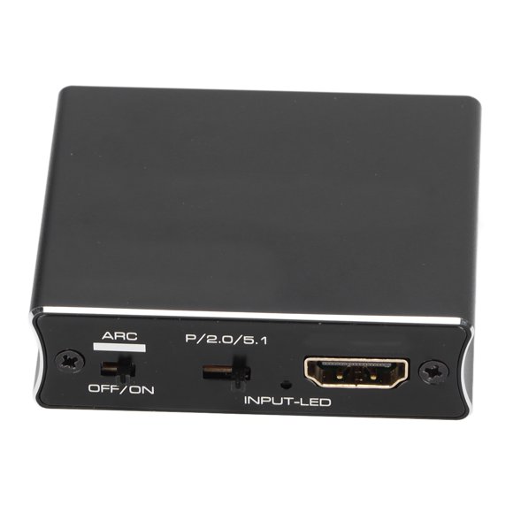 High Definition Multimedia Interface Converter, Aluminum Alloy Material USB Power Supply 3 Modes 4k Converter with Charging Cable for Office for Home