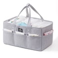 thumbnail image 1 of Sunveno Grand Panier à Couches Portable en Polyester pour Chambre de Bébé, Organisateur pour Poste à Langer, 1 of 11
