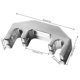 thumbnail image 4 of Soidarity Violin Mute Portable Metal Practice Fiddle Silenciador Parte Accesorio para 1/2 3/4 4/4 Violín, Dorado Accesorios para instrumentos musicales plata Soidarity OD001010-02, 4 of 6