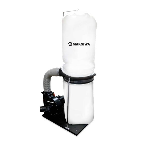 Maksiwa International Dust Collector 1790 Cfm 220V 1 Phase 2Hp 2 Entry