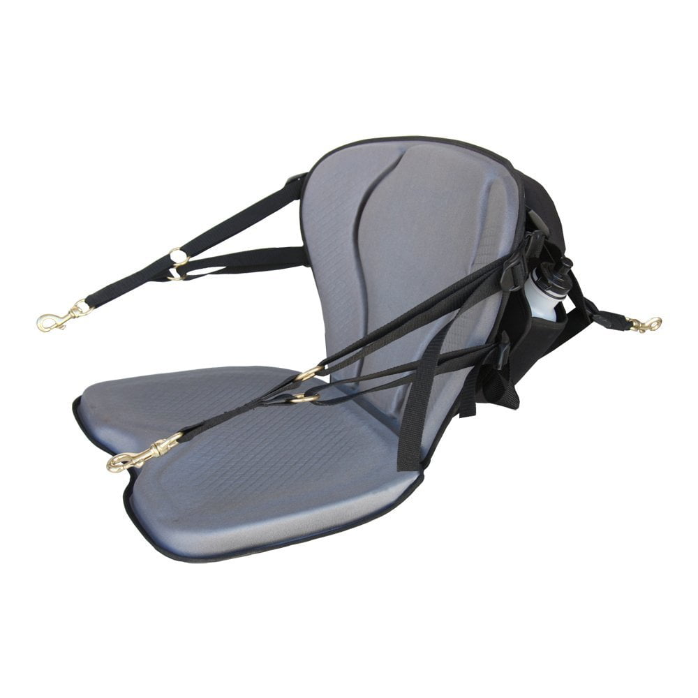 GTS Pro Molded Foam Kayak Seat with Waterbottle Pack, Sit On Top Kayak