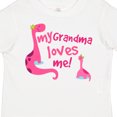 thumbnail image 4 of Inktastic My Grandma Loves Me Girls Dinosaur Girls Toddler T-Shirt, 4 of 5