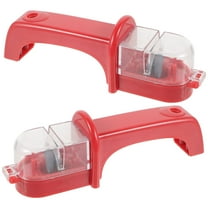 WHAMVOX 2 Pcs Knife Sharpener Scissor Sharpeners Sharper Tool Cutlery Red