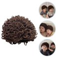 thumbnail image 4 of Gorro de invierno de lana para bebé, gorro de punto para bebé, gorro tipo peluca para bebés (niñas y niños)., 4 of 8