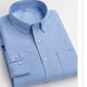 thumbnail image 3 of Blusa y camisa de manga larga con cuello vuelto para hombre, estampada, informal, formal, con solapa, de poliéster, 3 of 3