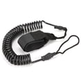 thumbnail image 3 of TPU Black Elastic Water Sports Foot Rope Surfing Paddle Board Ankle Spring Traction Strap, 3 of 8