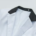 thumbnail image 3 of Ketyyh-chn99 Mens Blazers Short Sleeve Blazers Open Front Work Office Jackets L,White, 3 of 3