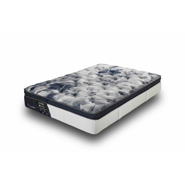 Colchón King Size Lester Cool - Línea Ever Cool - Híbrido con Memory Foam Gel y Resortes LFK - Siempre Fresco