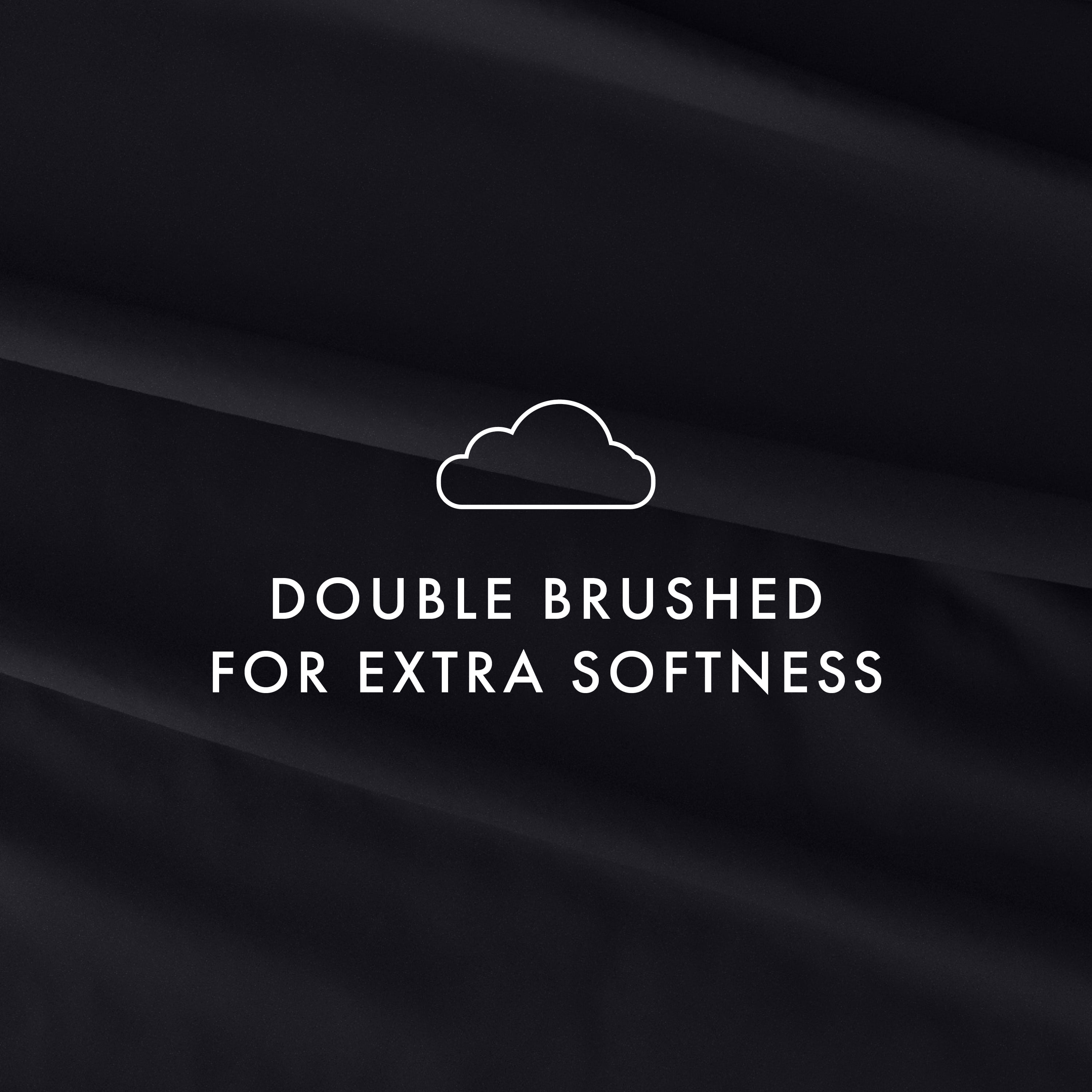Noble Linens 4 Piece Solid Microfiber Bed Sheet Set, Black, Queen