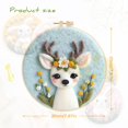 thumbnail image 2 of Beginner Wool Needle Felting Starter Kit DIY Animal Pattern, 2 of 7