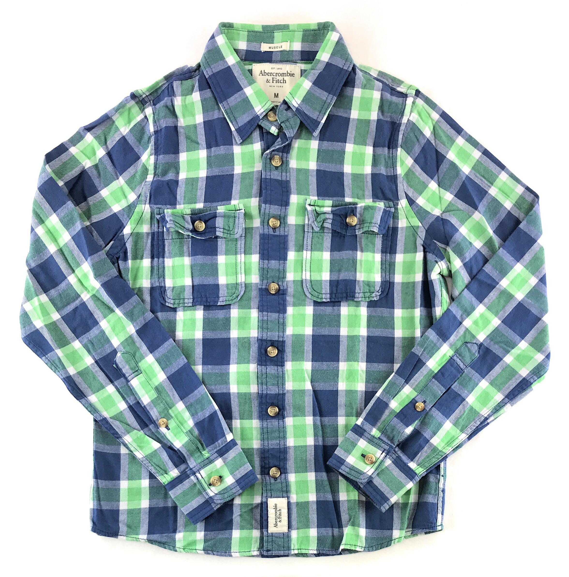 abercrombie and fitch mens flannel