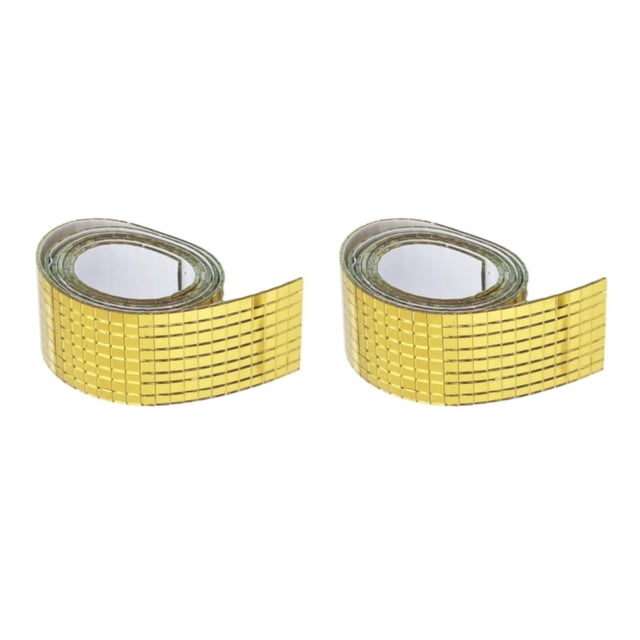 Cateissary Self-Adhesive Square Glass Mirror Mosaic Tiles For Craft DIY Type1