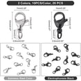 thumbnail image 3 of 60Pcs 6 Style Eyeglass Chain Ends Silicone Eyeglass Holders Adjustable Eyeglasses Chain Connector for Eyeglass Strap Holder Necklace Chain Strap, 3 of 5