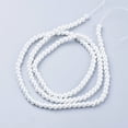 thumbnail image 2 of Glass Pearl Beads Strands for Beading Jewelry Making Pearlized Crafts Jewelry Making Round White 6mm Hole: 1mm about 140pcs/strand 32 inch, 2 of 3